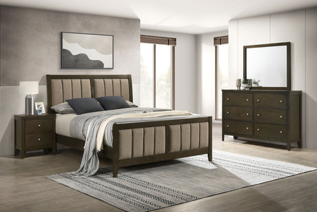 Wilkes Dark Cocoa 4-Piece Eastern King Bedroom Set by Coaster at Eve Furniture