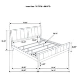 Wilkes Dark Cocoa 5-Piece California King Bedroom Set by Coaster at Eve Furniture