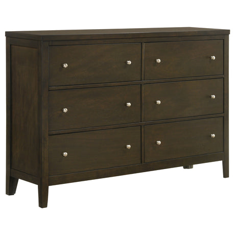 Wilkes Dark Cocoa 5-Piece Eastern King Bedroom Set by Coaster at Eve Furniture