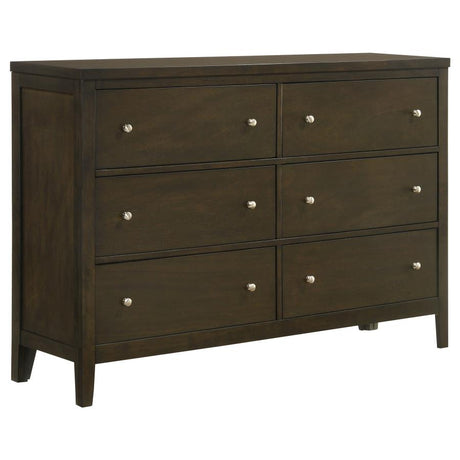Wilkes Dark Cocoa 5-piece Queen Bedroom Set by Coaster at Eve Furniture