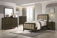 Wilkes Dark Cocoa 5-Piece Twin Bedroom Set by Coaster at Eve Furniture