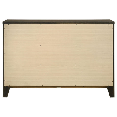 Wilkes Dark Cocoa 6-Drawer Dresser by Coaster at Eve Furniture