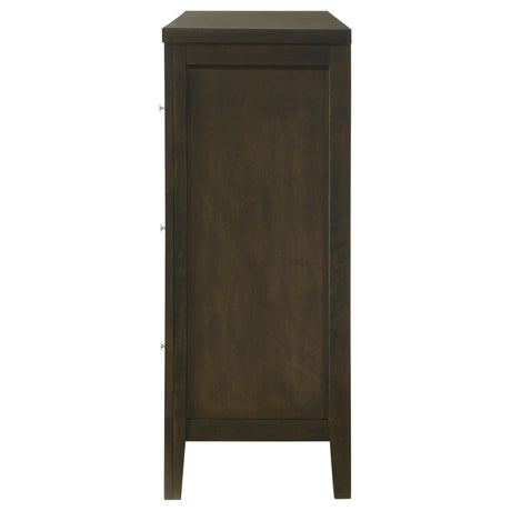 Wilkes Dark Cocoa 6-Drawer Dresser by Coaster at Eve Furniture