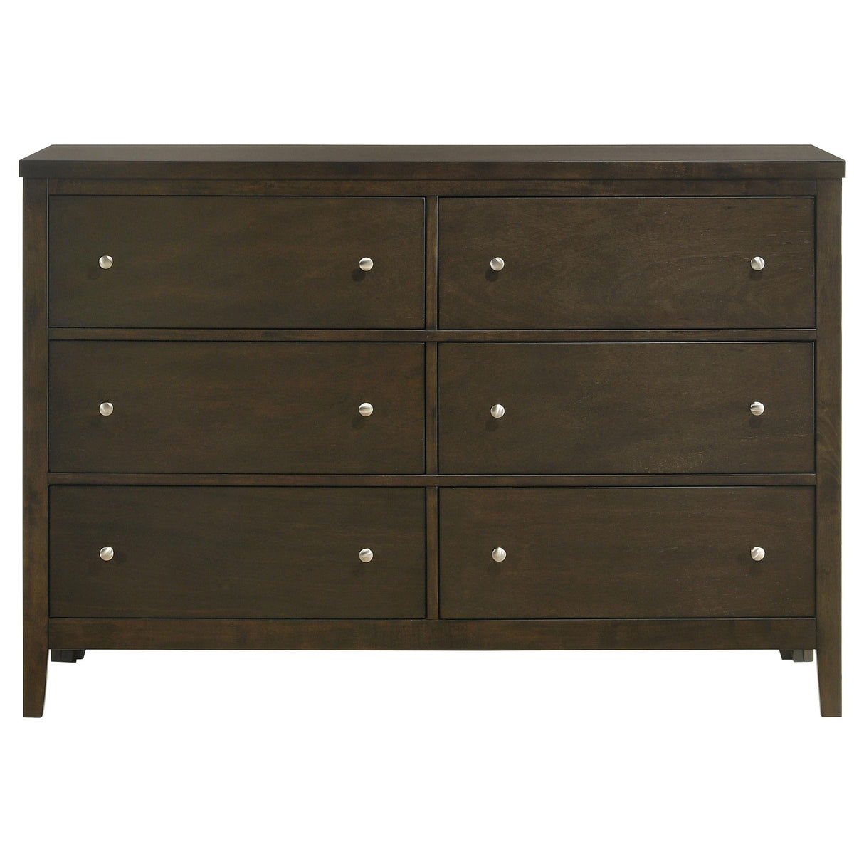 Wilkes Dark Cocoa 6-Drawer Dresser by Coaster at Eve Furniture
