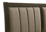 Wilkes Dark Cocoa Upholstered Queen Bed by Coaster at Eve Furniture