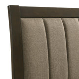 Wilkes Dark Cocoa Upholstered Twin Bed by Coaster at Eve Furniture