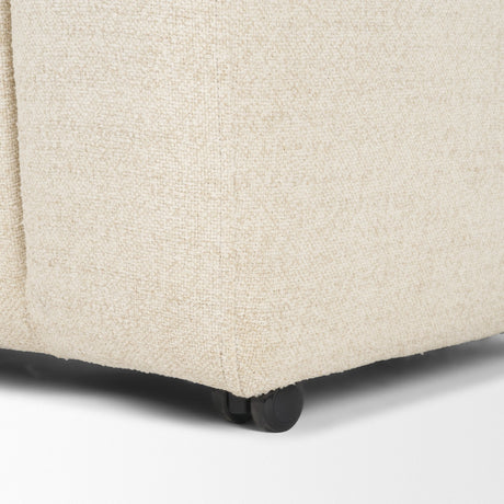 Wilkins Beige Performance Fabric Upholstered Dining Chair by Mercana at Eve Furniture