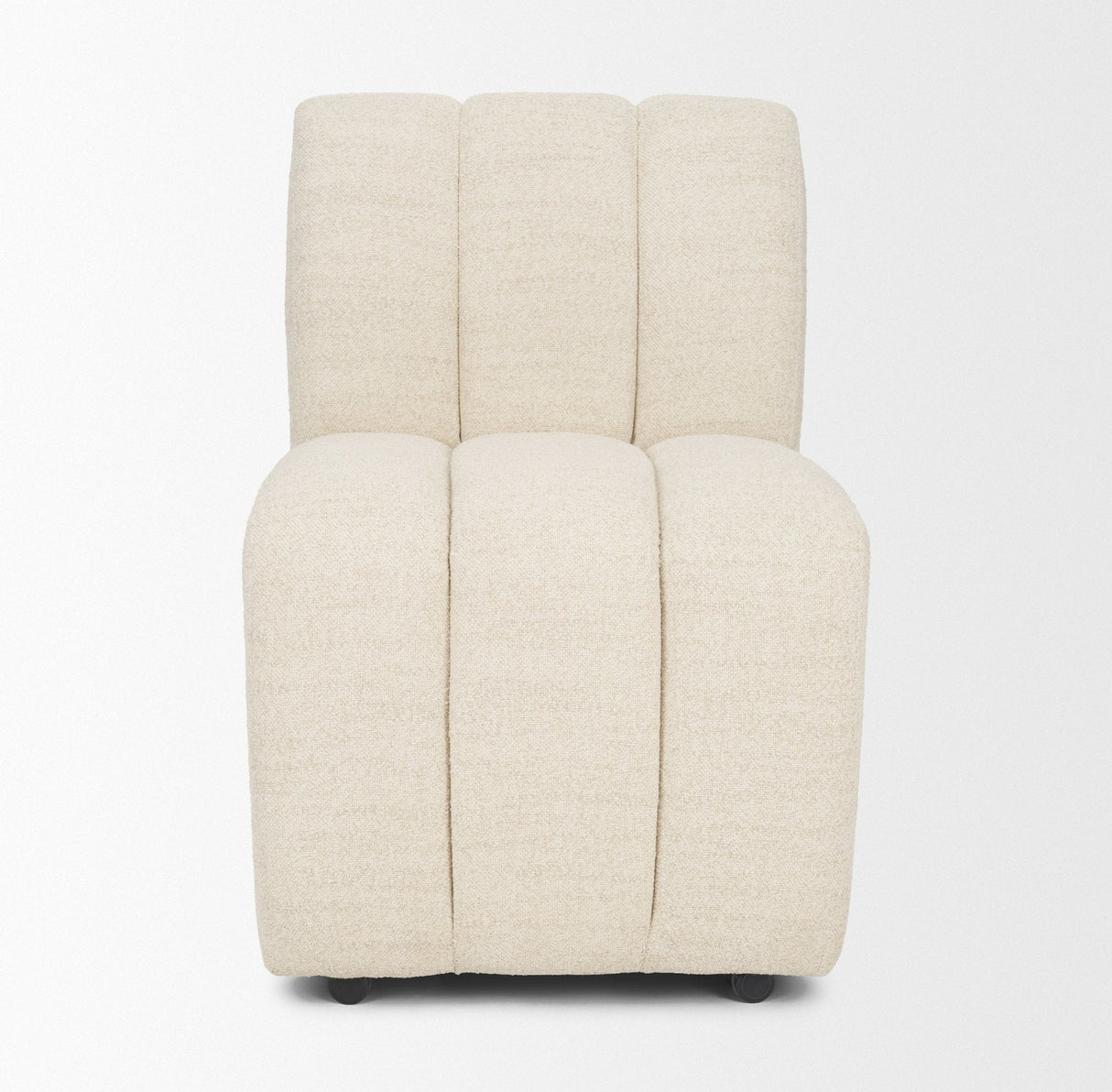 Wilkins Beige Performance Fabric Upholstered Dining Chair by Mercana at Eve Furniture