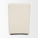 Wilkins Beige Performance Fabric Upholstered Dining Chair by Mercana at Eve Furniture