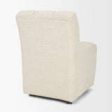 Wilkins Beige Performance Fabric Upholstered Dining Chair by Mercana at Eve Furniture