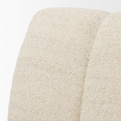 Wilkins Beige Performance Fabric Upholstered Dining Chair by Mercana at Eve Furniture
