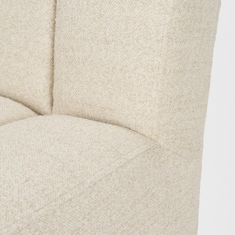 Wilkins Beige Performance Fabric Upholstered Dining Chair by Mercana at Eve Furniture