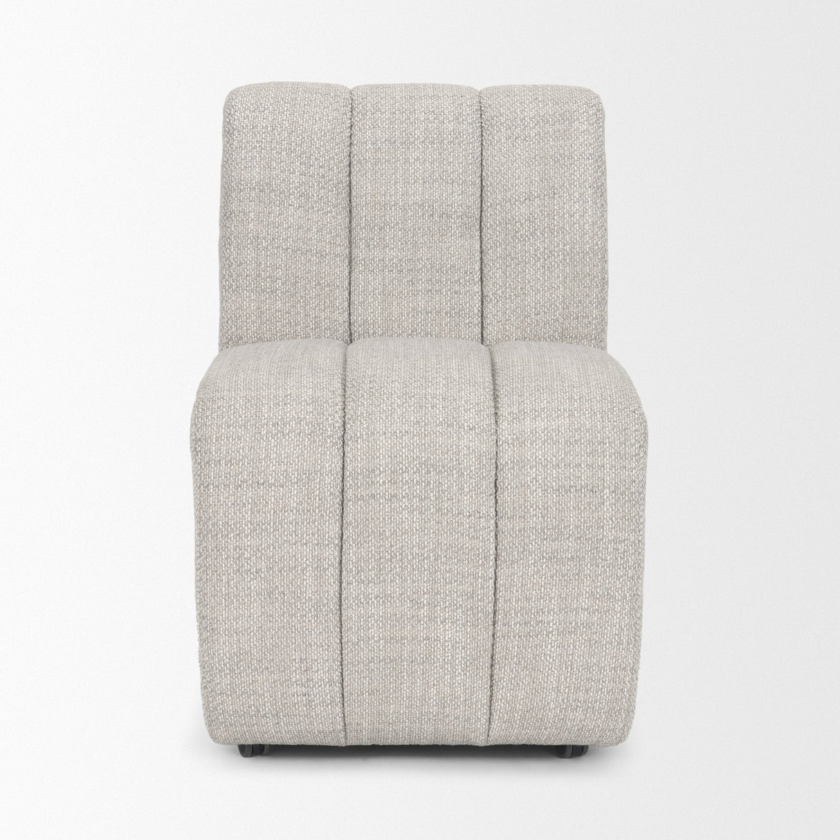 Wilkins Gray Performance Fabric Upholstered Dining Chair by Mercana at Eve Furniture