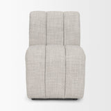 Wilkins Gray Performance Fabric Upholstered Dining Chair by Mercana at Eve Furniture
