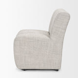 Wilkins Gray Performance Fabric Upholstered Dining Chair by Mercana at Eve Furniture