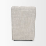 Wilkins Gray Performance Fabric Upholstered Dining Chair by Mercana at Eve Furniture