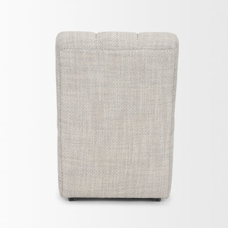Wilkins Gray Performance Fabric Upholstered Dining Chair by Mercana at Eve Furniture