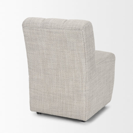 Wilkins Gray Performance Fabric Upholstered Dining Chair by Mercana at Eve Furniture