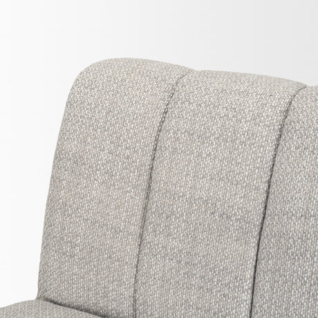 Wilkins Gray Performance Fabric Upholstered Dining Chair by Mercana at Eve Furniture
