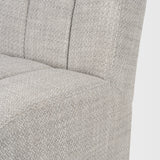 Wilkins Gray Performance Fabric Upholstered Dining Chair by Mercana at Eve Furniture