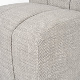 Wilkins Gray Performance Fabric Upholstered Dining Chair by Mercana at Eve Furniture