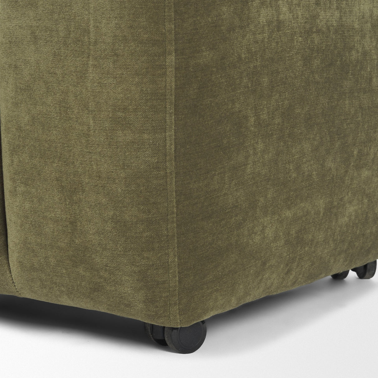 Wilkins Moss Olive Fabric Upholstered Dining Chair by Mercana at Eve Furniture