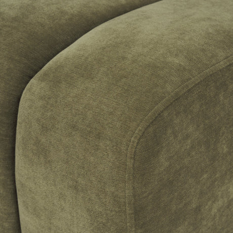 Wilkins Moss Olive Fabric Upholstered Dining Chair by Mercana at Eve Furniture