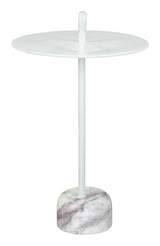 Will White Side Table by Zuomod at Eve Furniture
