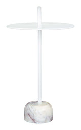 Will White Side Table by Zuomod at Eve Furniture