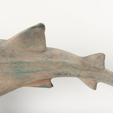 Willa Large Wall Mountable Whale Shark Sculpture by Mercana at Eve Furniture