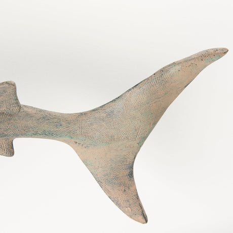 Willa Large Wall Mountable Whale Shark Sculpture by Mercana at Eve Furniture