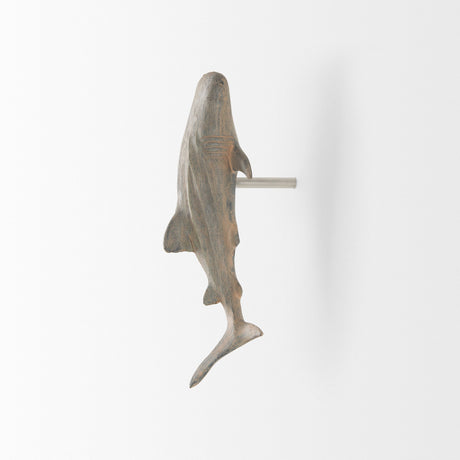 Willa Small Whale Shark sculpture by Mercana at Eve Furniture