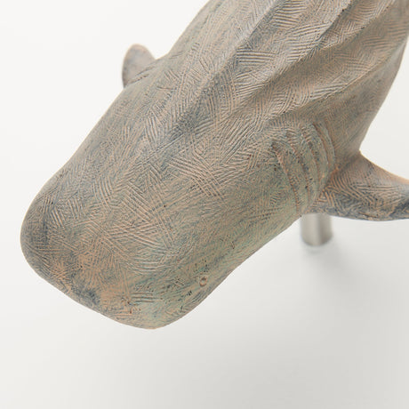 Willa Small Whale Shark sculpture by Mercana at Eve Furniture
