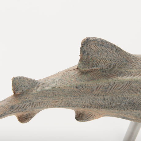 Willa Small Whale Shark sculpture by Mercana at Eve Furniture