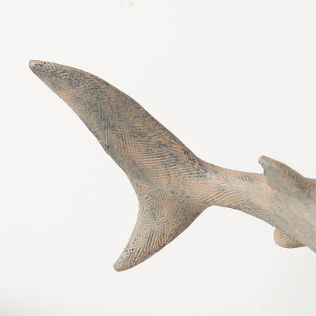 Willa Small Whale Shark sculpture by Mercana at Eve Furniture