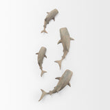 Willa Small Whale Shark sculpture by Mercana at Eve Furniture