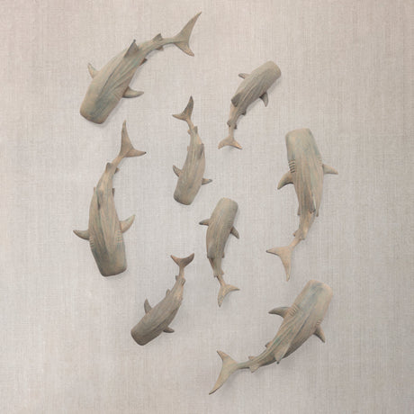Willa Small Whale Shark sculpture by Mercana at Eve Furniture