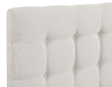 Willa Warm Ivory King Upholstered Bed by Steve Silver at Eve Furniture
