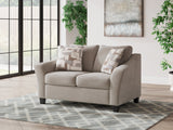 Willarae Taupe Loveseat by Ashley at Eve Furniture