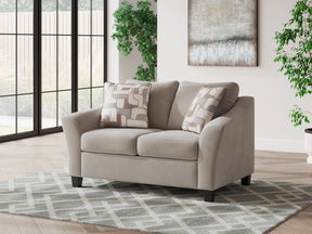 Willarae Taupe Loveseat by Ashley at Eve Furniture
