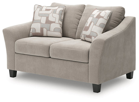 Willarae Taupe Loveseat by Ashley at Eve Furniture