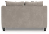 Willarae Taupe Loveseat by Ashley at Eve Furniture