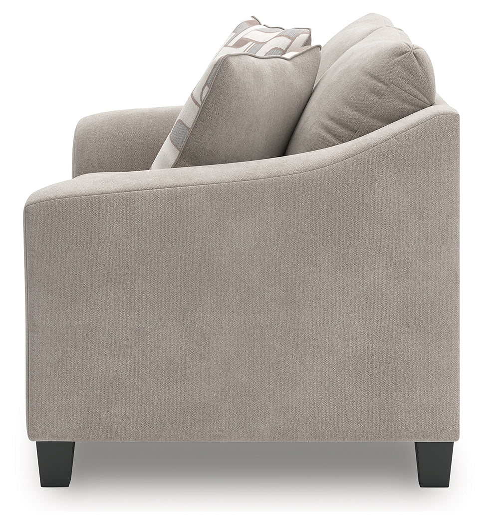 Willarae Taupe Loveseat by Ashley at Eve Furniture