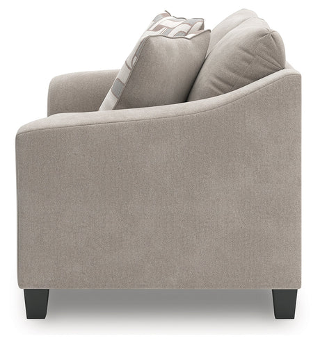 Willarae Taupe Loveseat by Ashley at Eve Furniture
