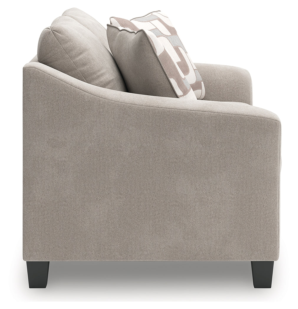 Willarae Taupe Loveseat by Ashley at Eve Furniture
