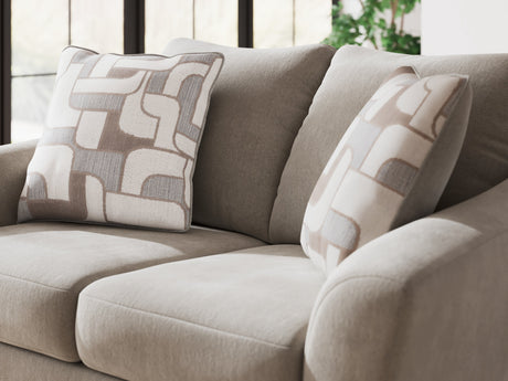 Willarae Taupe Loveseat by Ashley at Eve Furniture