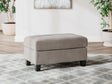 Willarae Taupe Ottoman by Ashley at Eve Furniture