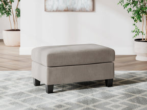 Willarae Taupe Ottoman by Ashley at Eve Furniture