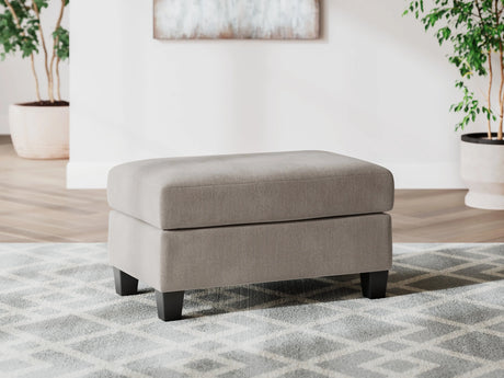 Willarae Taupe Ottoman by Ashley at Eve Furniture