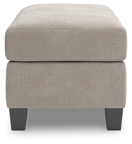 Willarae Taupe Ottoman by Ashley at Eve Furniture